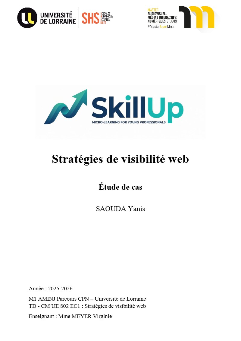 Couverture de l'étude de cas SkillUp.